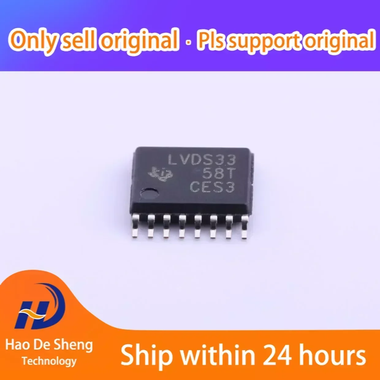 10 шт./лот SN65LVDS33PWR LogoLVDS33 TSSOP16 Новый оригинальный товар в наличии
10 шт./лот SN65LVDS33PWR LogoLVDS33 TSSOP16 Новый оригинальный товар в наличии
