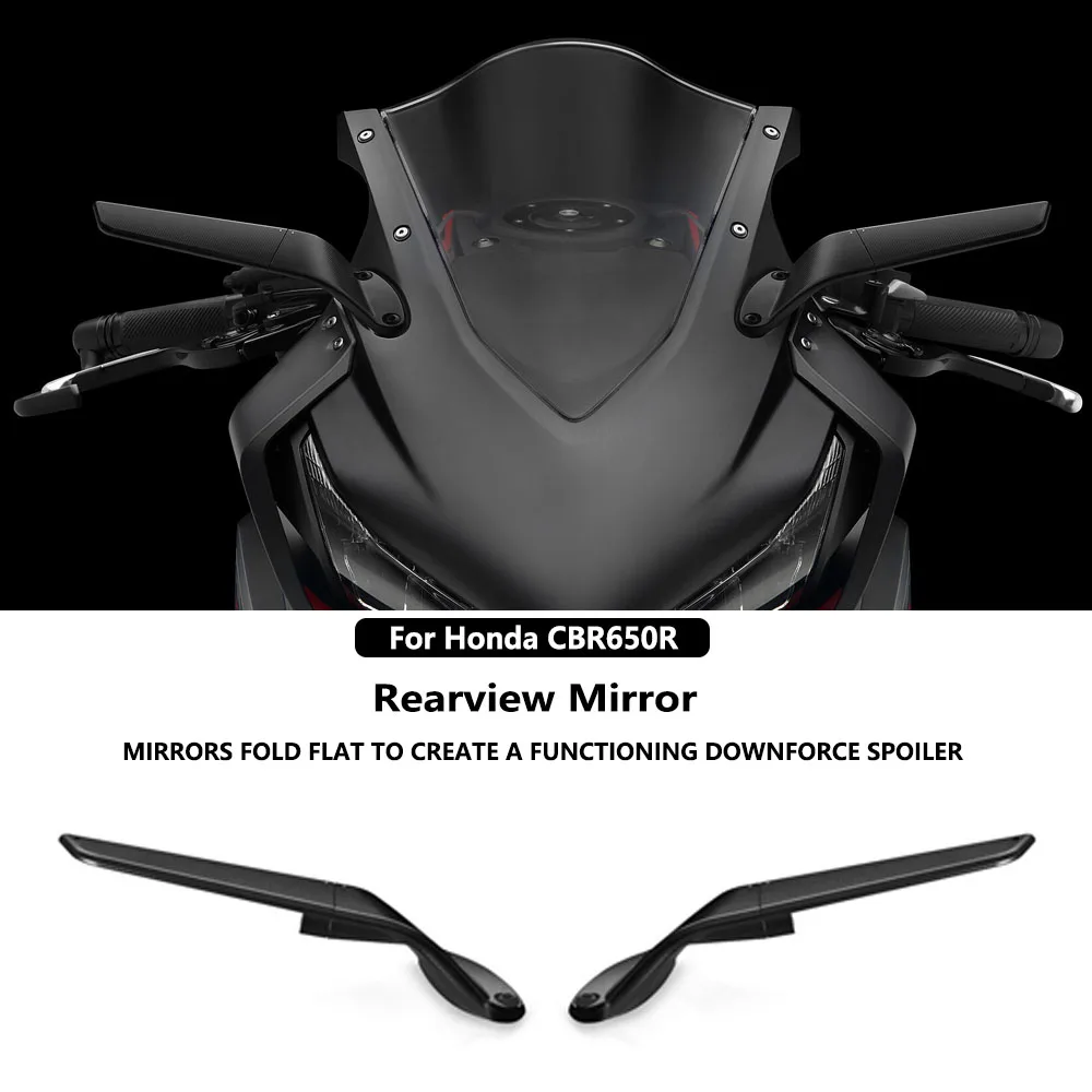 Motorcycle Accessories Side Mirror CBR 650R Stealth Winglets Rearview Mirrors For Honda CBR650R CBR 650 R 2019 2020 2021-2026
Motorcycle Accessories Side Mirror CBR 650R Stealth Winglets Rearview Mirrors For Honda CBR650R CBR 650 R 2019 2020 2021-2026
