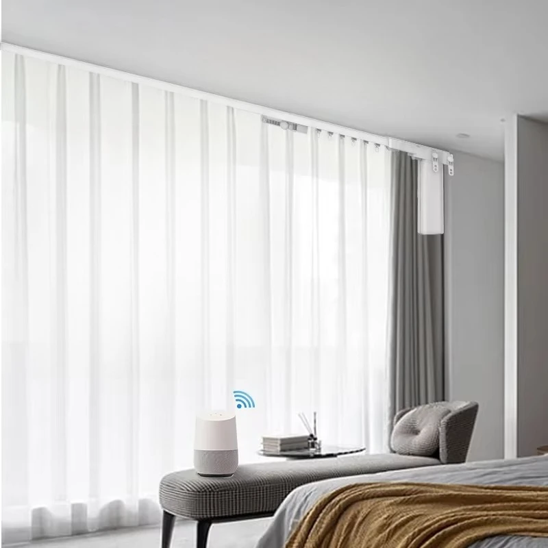 Tuya WiFi Fully Automatic Intelligent Curtain Motor Supports Bluetooth Smart System 3m-4.1m Electric Curtain Track Office
Tuya WiFi Fully Automatic Intelligent Curtain Motor Supports Bluetooth Smart System 3m-4.1m Electric Curtain Track Office