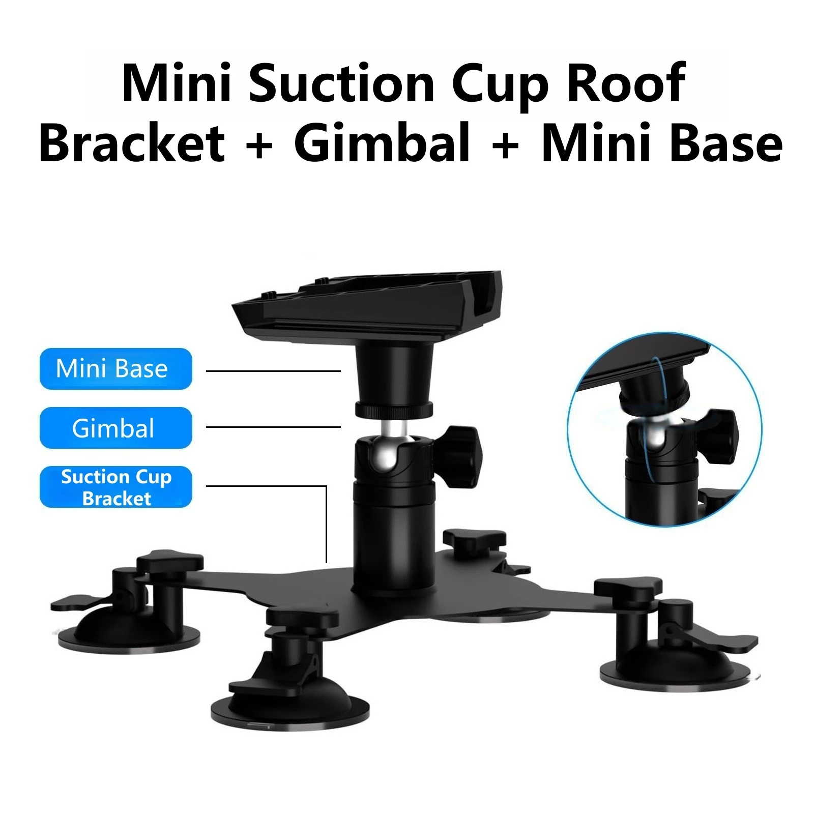 For Starlink Mini Bracket Mini Gimbal Adjustment Bracket Vehicle-Mounted Suction Cup Roof Base Outdoor Camping
For Starlink Mini Bracket Mini Gimbal Adjustment Bracket Vehicle-Mounted Suction Cup Roof Base Outdoor Camping