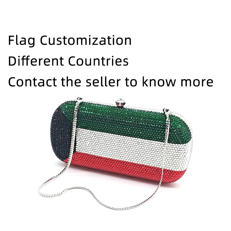 Luxury design Bridal wedding party purses women evening party diamonds flag customization crystal clutches purses
Luxury design Bridal wedding party purses women evening party diamonds flag customization crystal clutches purses