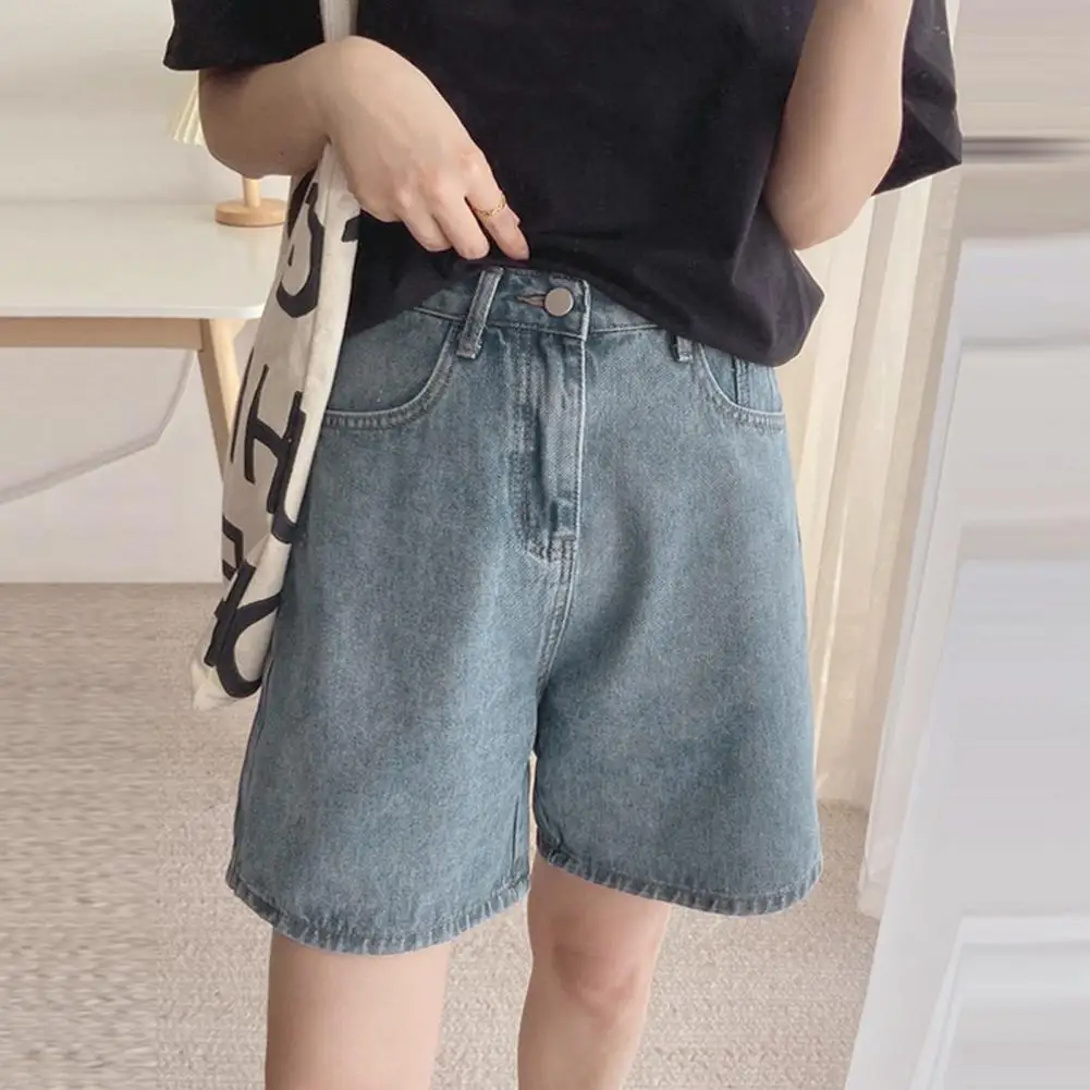 Solid Color High Waist Shorts Vintage High Waist Women's Shorts with Retro Pockets A-line Silhouette Stylish Knee Length for A
Solid Color High Waist Shorts Vintage High Waist Women's Shorts with Retro Pockets A-line Silhouette Stylish Knee Length for A