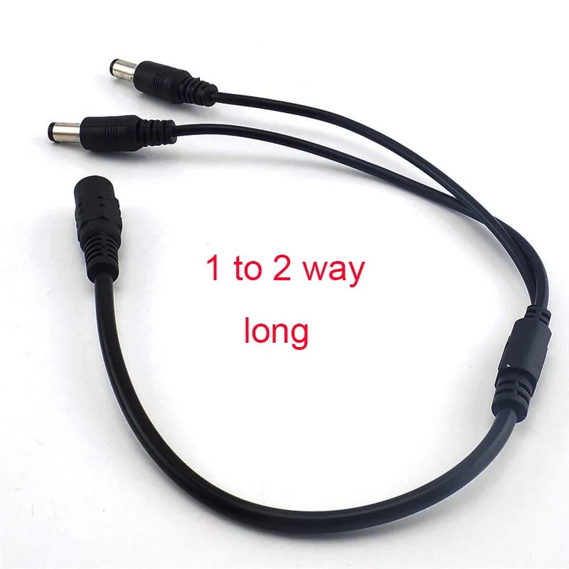 2.1*5.5mm 1 Female To 2 3 4 5 8 Male DC Power Splitter Plug Cable For CCTV Security Camera Accessories Power Supply Adapter 12V
2.1*5.5mm 1 Female To 2 3 4 5 8 Male DC Power Splitter Plug Cable For CCTV Security Camera Accessories Power Supply Adapter 12V