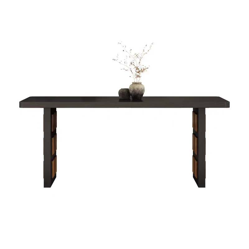 Medieval all-solid wood creative dining table, household living room log long table
Medieval all-solid wood creative dining table, household living room log long table