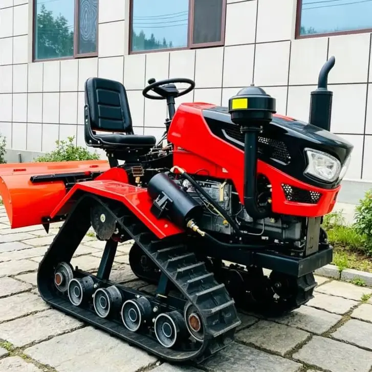 Customized Crawler rotary tiller, internationally bestselling tractor, energy-saving high-efficiency farm tiller
Customized Crawler rotary tiller, internationally bestselling tractor, energy-saving high-efficiency farm tiller