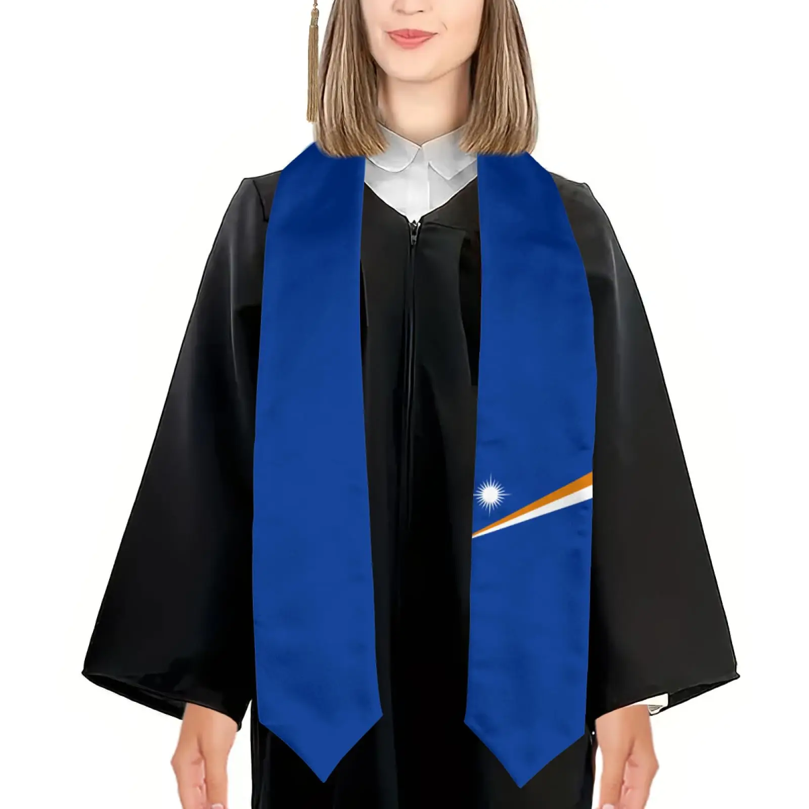 2025 Marshall Islands Flag Graduation Stole Shawl Sash Honor For Study Aboard International Students
2025 Marshall Islands Flag Graduation Stole Shawl Sash Honor For Study Aboard International Students