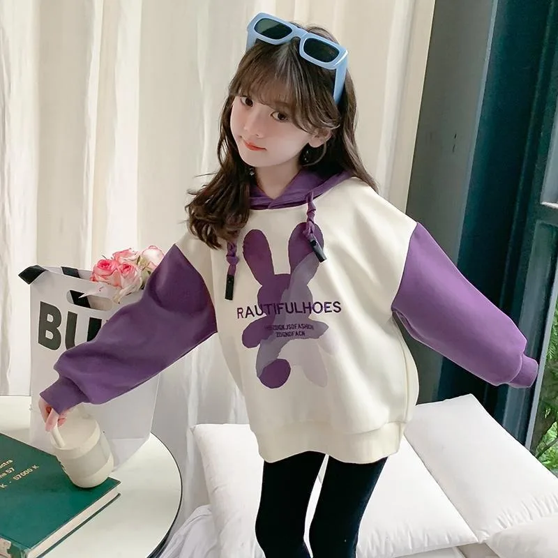 Kids' Fleece-Lined Thickened Hoodie with Long Sleeve, Winter Stylish Girls' Hooded Top, Warm & Trendy Casual Wear
Kids' Fleece-Lined Thickened Hoodie with Long Sleeve, Winter Stylish Girls' Hooded Top, Warm & Trendy Casual Wear