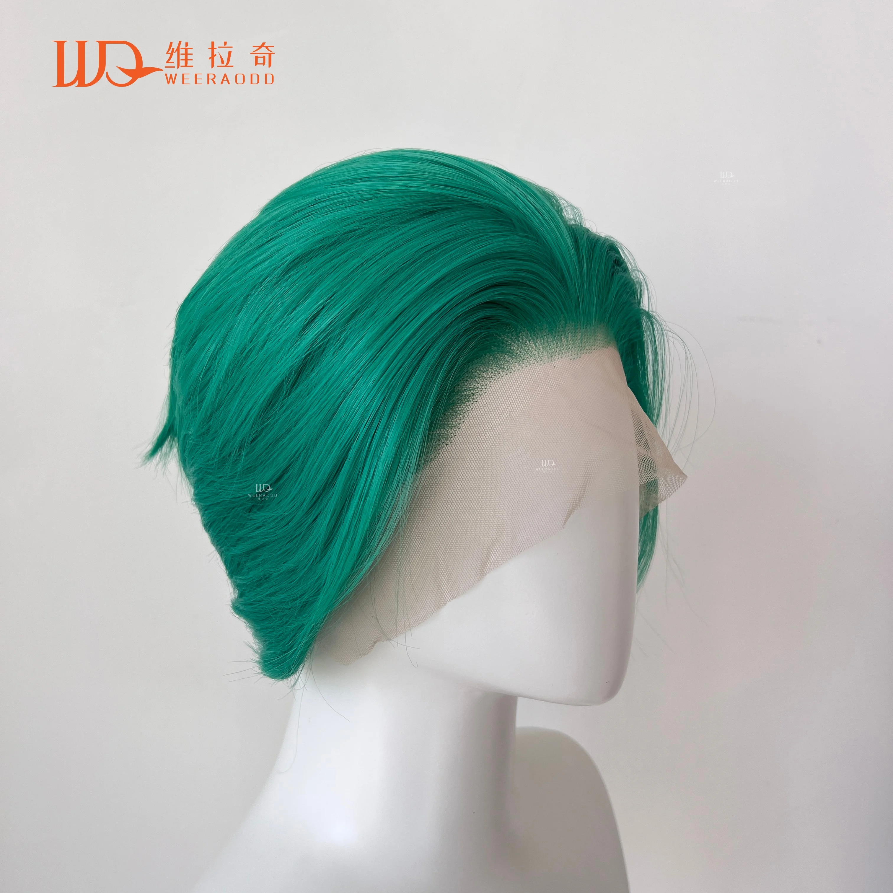 Short Bob Cut Cosplay Wigs for Men Green Women Free Part Wig Glueless 13x4 Synthetic Lace Front Wig Natural Hairline 150%
Short Bob Cut Cosplay Wigs for Men Green Women Free Part Wig Glueless 13x4 Synthetic Lace Front Wig Natural Hairline 150%