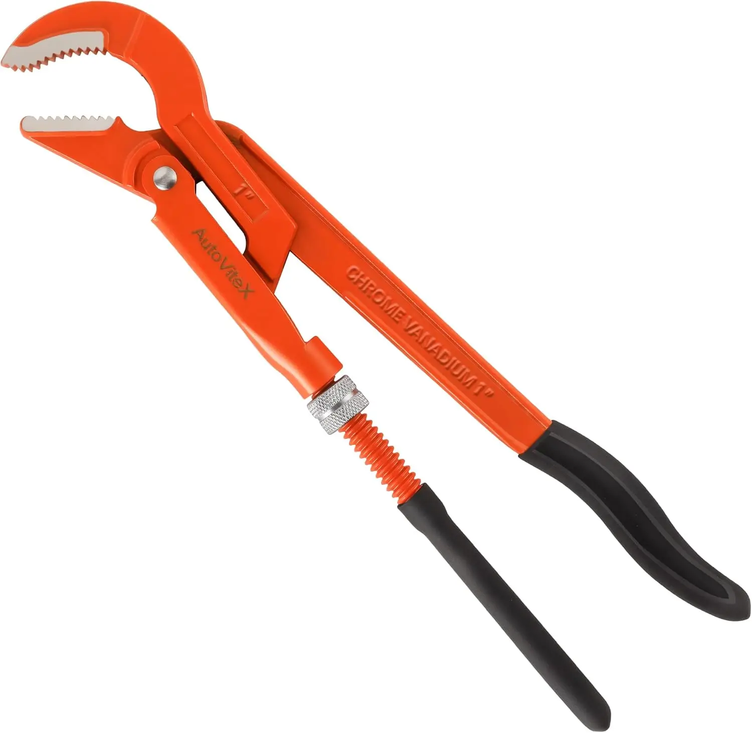 12-Inch Swedish Pipe Wrench, Heavy Duty Adjustable Plumbing Wrench with 45° Angled Jaw for Nuts and Water Pipes
12-Inch Swedish Pipe Wrench, Heavy Duty Adjustable Plumbing Wrench with 45° Angled Jaw for Nuts and Water Pipes