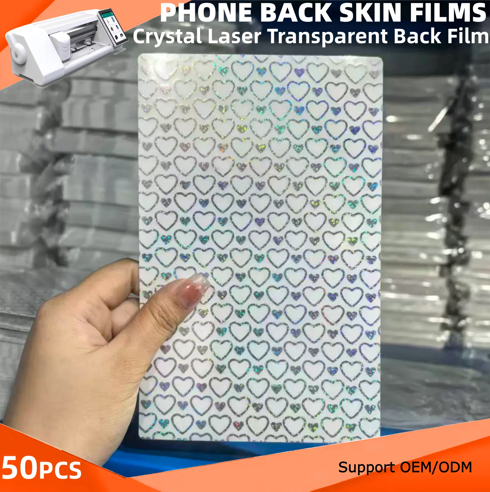 Crystal Laser Butterfly Print Phone Skin Stickers Material for Cutting Zebra Heart Leopard Texture Transparent Back Films Custom
Crystal Laser Butterfly Print Phone Skin Stickers Material for Cutting Zebra Heart Leopard Texture Transparent Back Films Custom