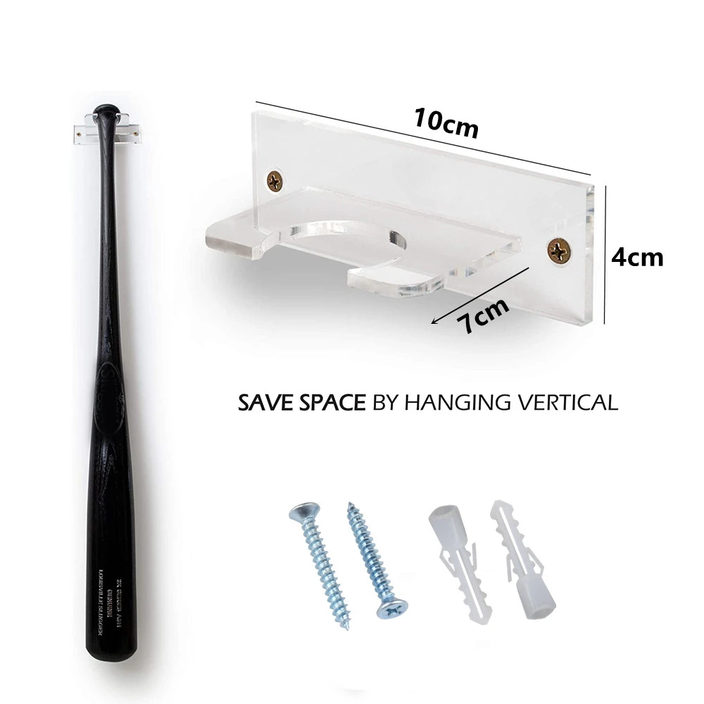 【New User-Coupon!】2Pack Baseball Bat Holder For Vertical Display Acrylic Bat Hanger Wall Mount T Baseball Or Softball Bat Bat Ra
【New User-Coupon!】2Pack Baseball Bat Holder For Vertical Display Acrylic Bat Hanger Wall Mount T Baseball Or Softball Bat Bat Ra