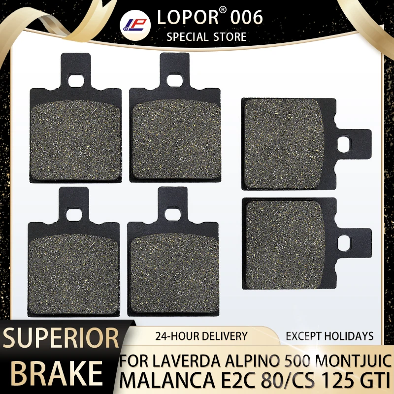 LOPOR Motorcycle Brake Pads Front&Rear For BENELLI 354 Sport 2 654 Sport 1983 DUCATI 500 GTV 1977 Pantah 1979 Sport Desmo 1977
LOPOR Motorcycle Brake Pads Front&Rear For BENELLI 354 Sport 2 654 Sport 1983 DUCATI 500 GTV 1977 Pantah 1979 Sport Desmo 1977
