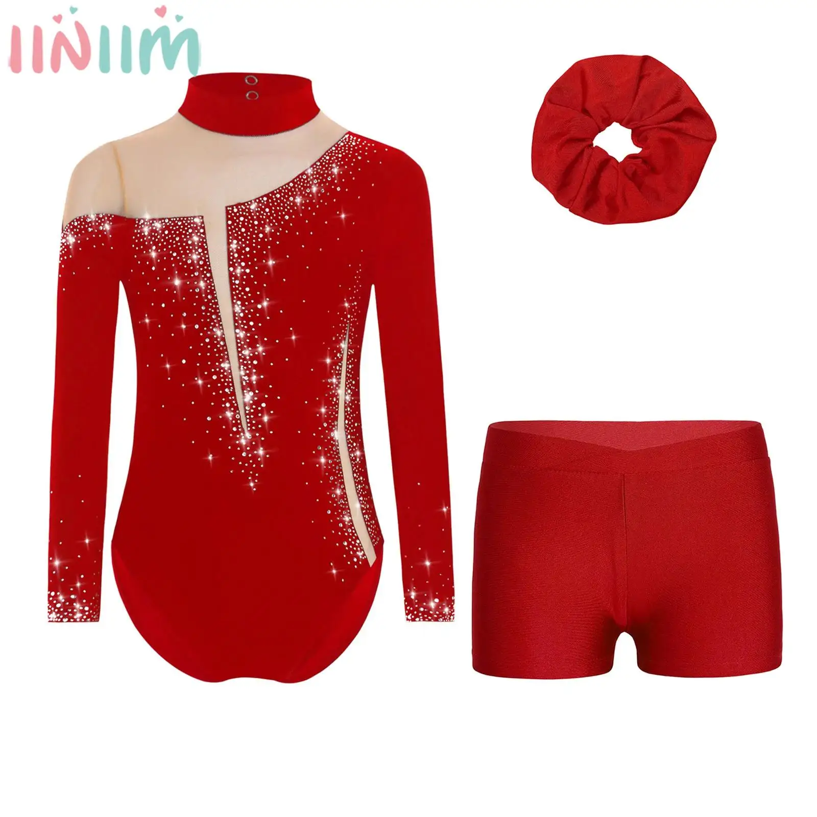 6-16Y Girl Figure Skating Gymnastics Dance Outfit Rhinestones Mesh Leotard with Shorts Hair Band Ballet Acrobatics Yoga Bodysuit
6-16Y Girl Figure Skating Gymnastics Dance Outfit Rhinestones Mesh Leotard with Shorts Hair Band Ballet Acrobatics Yoga Bodysuit