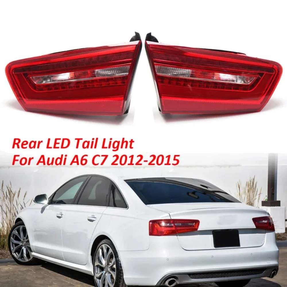 For Audi A6 C7 2012-2015 Sedan 4GD945093,4GD945094 Car Rear Inner Tail Lamp Stop Light Turn Signal Lamp Assembly With Bulbs
For Audi A6 C7 2012-2015 Sedan 4GD945093,4GD945094 Car Rear Inner Tail Lamp Stop Light Turn Signal Lamp Assembly With Bulbs