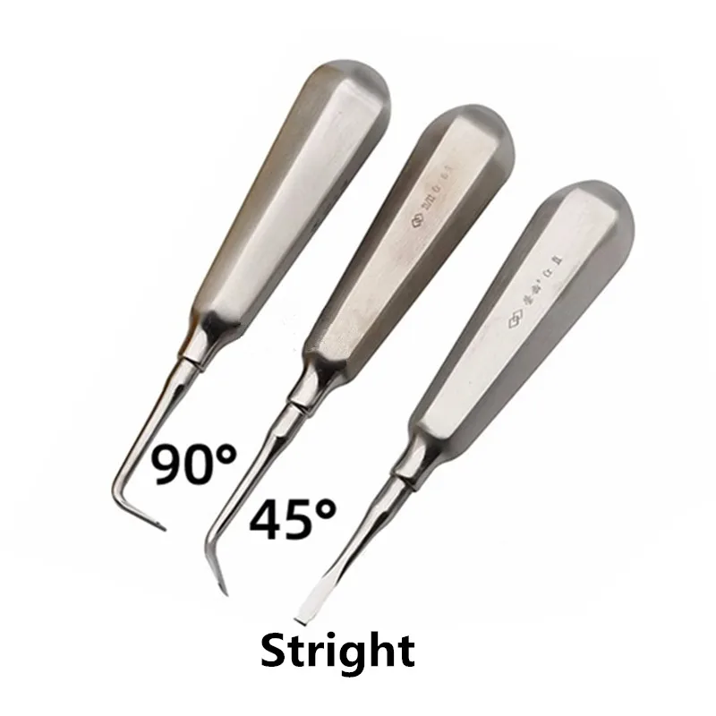 1Pcs Stainless Steel Dental Broken Crown Tools Luxating Lift Elevator Stright Curved Tooth Extraction Tool Dentistry Instruments
1Pcs Stainless Steel Dental Broken Crown Tools Luxating Lift Elevator Stright Curved Tooth Extraction Tool Dentistry Instruments