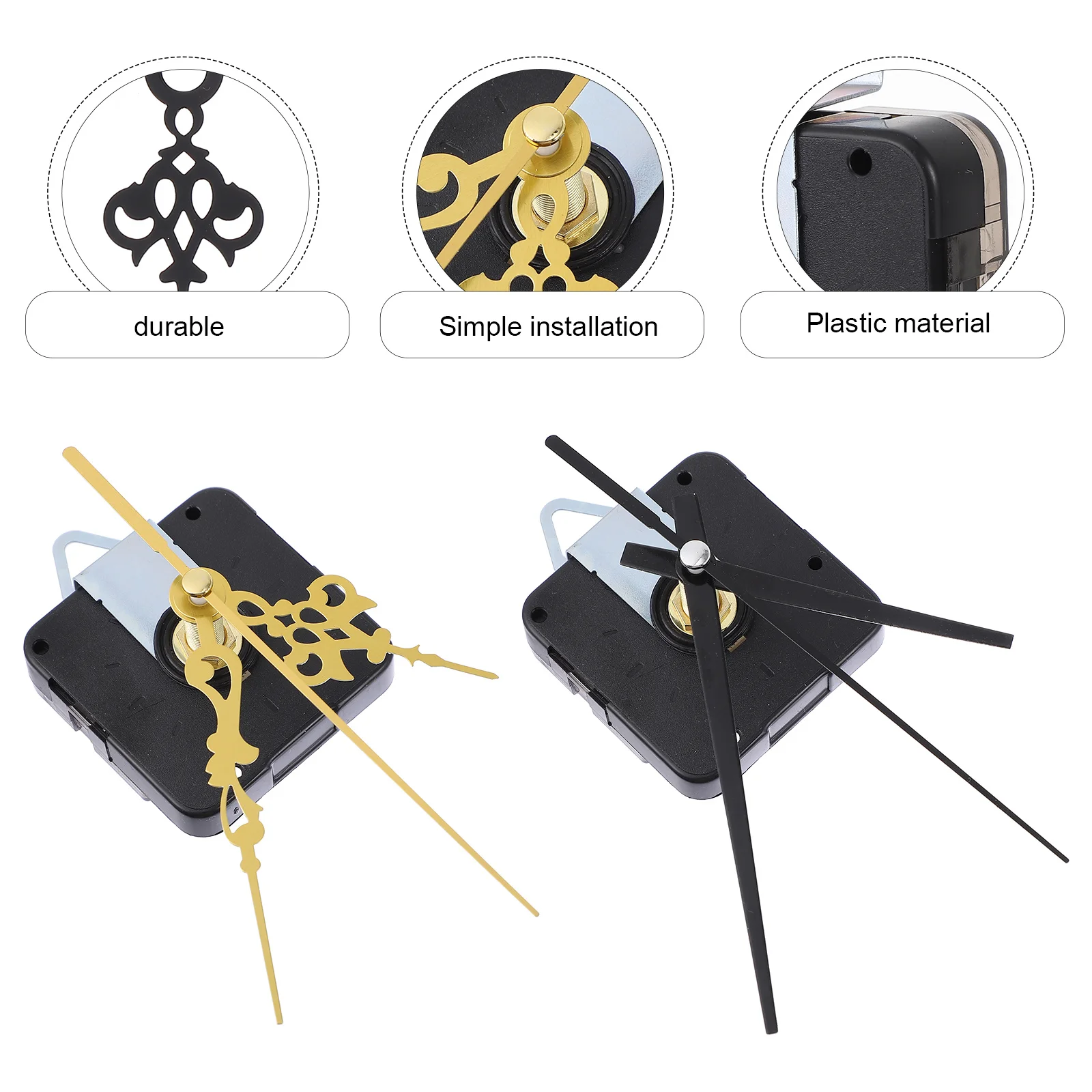 6Sets Durable Quartz Clock Movement Replacement DIY Clock Core Mechanism Kit Useful High Torque Precise Timing
6Sets Durable Quartz Clock Movement Replacement DIY Clock Core Mechanism Kit Useful High Torque Precise Timing