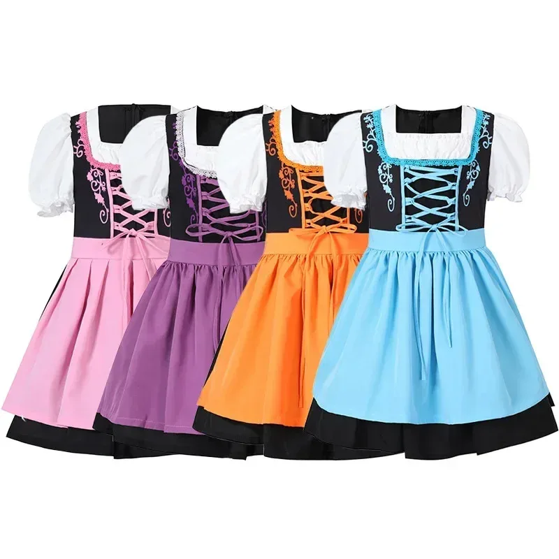 Children Kids Girls Oktoberfest Dirndl Dress Bavarian Peasant Waitress Beer Maid Costume Cosplay Carnival Halloween Party
Children Kids Girls Oktoberfest Dirndl Dress Bavarian Peasant Waitress Beer Maid Costume Cosplay Carnival Halloween Party