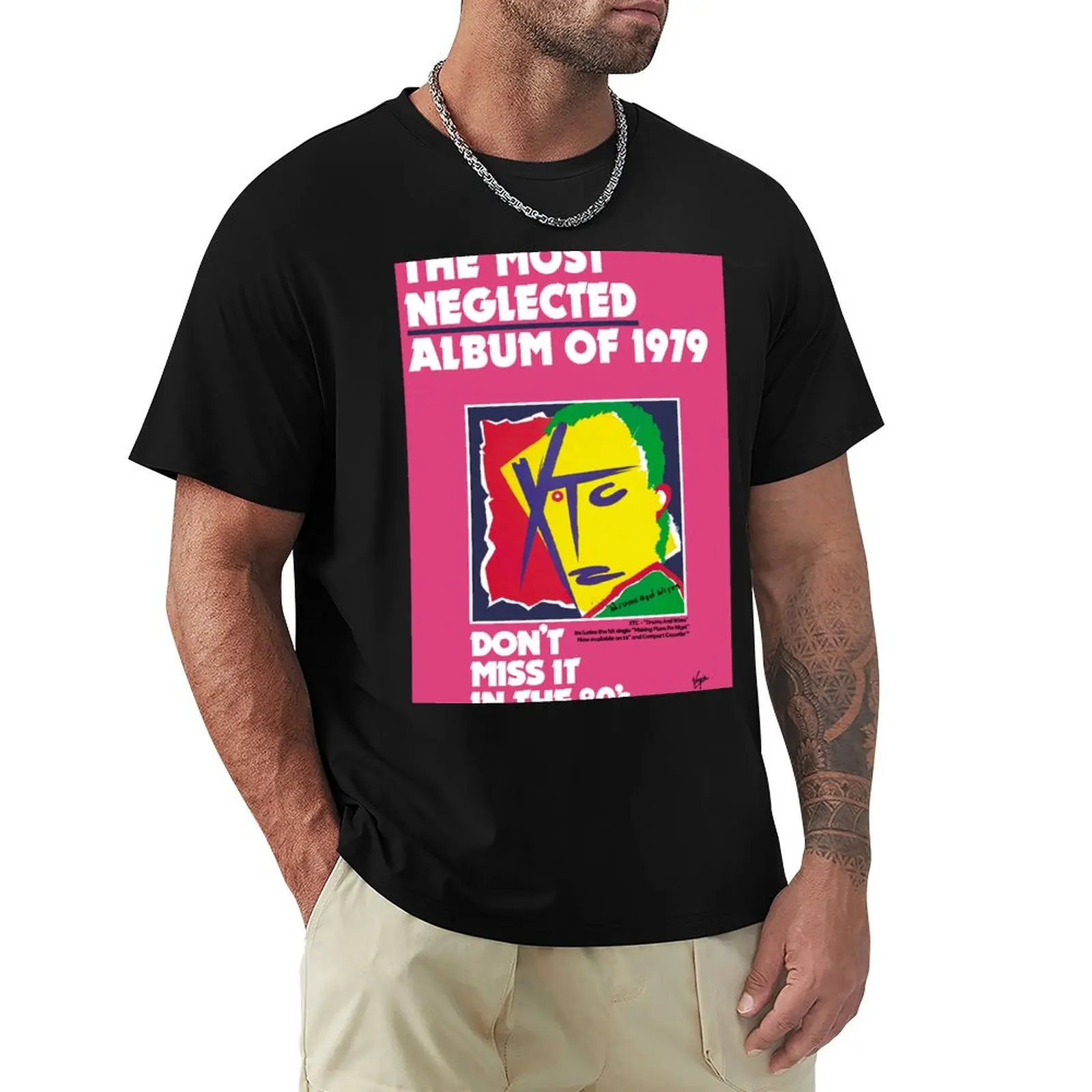 XTC - Drums and Wires (Most Neglected Album of 1979) T-Shirt Trendy Casual Short Sleeve Shirt
XTC - Drums and Wires (Most Neglected Album of 1979) T-Shirt Trendy Casual Short Sleeve Shirt