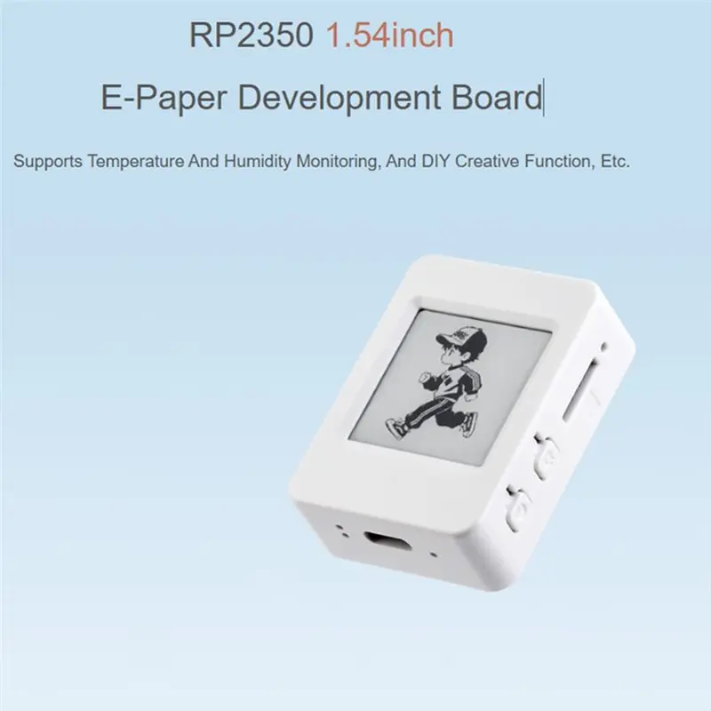 RP2350 1.54Inch Touch E-Paper Display Development Board, 200 X 200 Resolution, Dual-Core & Dual-Architecture No Battery
RP2350 1.54Inch Touch E-Paper Display Development Board, 200 X 200 Resolution, Dual-Core & Dual-Architecture No Battery