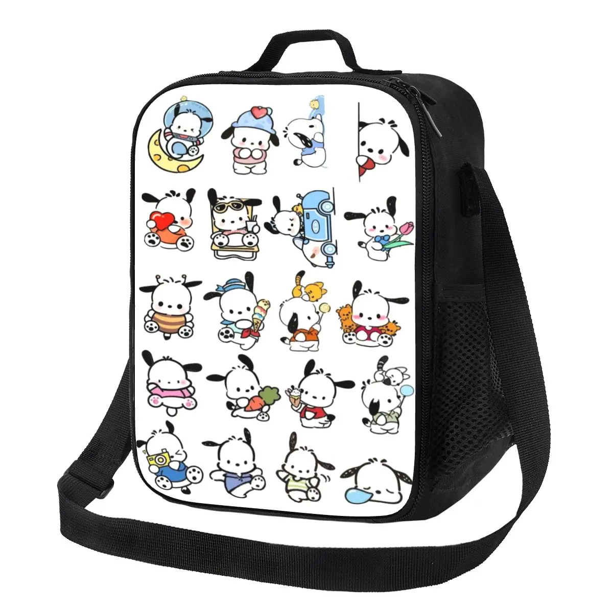 Custom Pochacco Cartoon Thermal Insulated Lunch Bag Resuable Lunch Container for Outdoor Camping Travel Storage Bento Food Box
Custom Pochacco Cartoon Thermal Insulated Lunch Bag Resuable Lunch Container for Outdoor Camping Travel Storage Bento Food Box