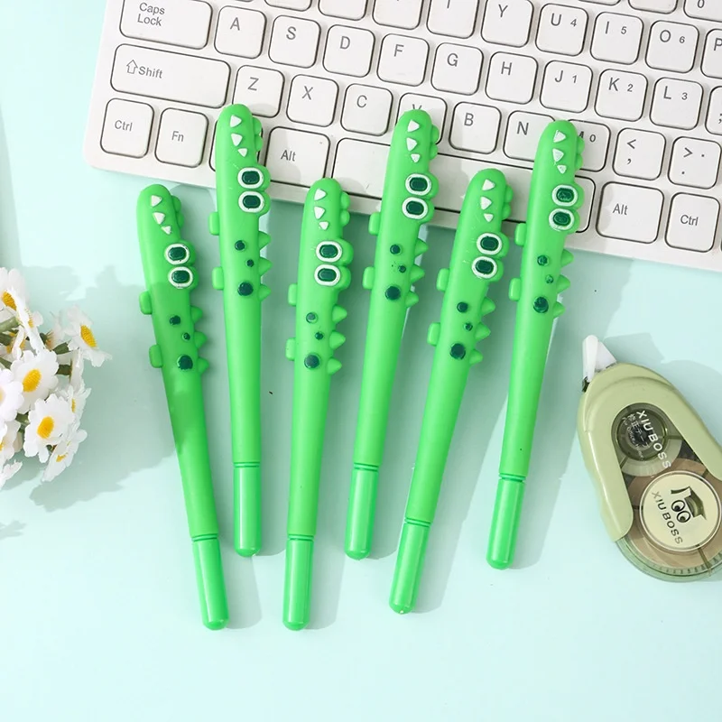 40pcs/lot Creative Crocodile Gel Pen Cute 0.5mm Black Ink Signature Pens Promotional Gift Office School Supplies
40pcs/lot Creative Crocodile Gel Pen Cute 0.5mm Black Ink Signature Pens Promotional Gift Office School Supplies