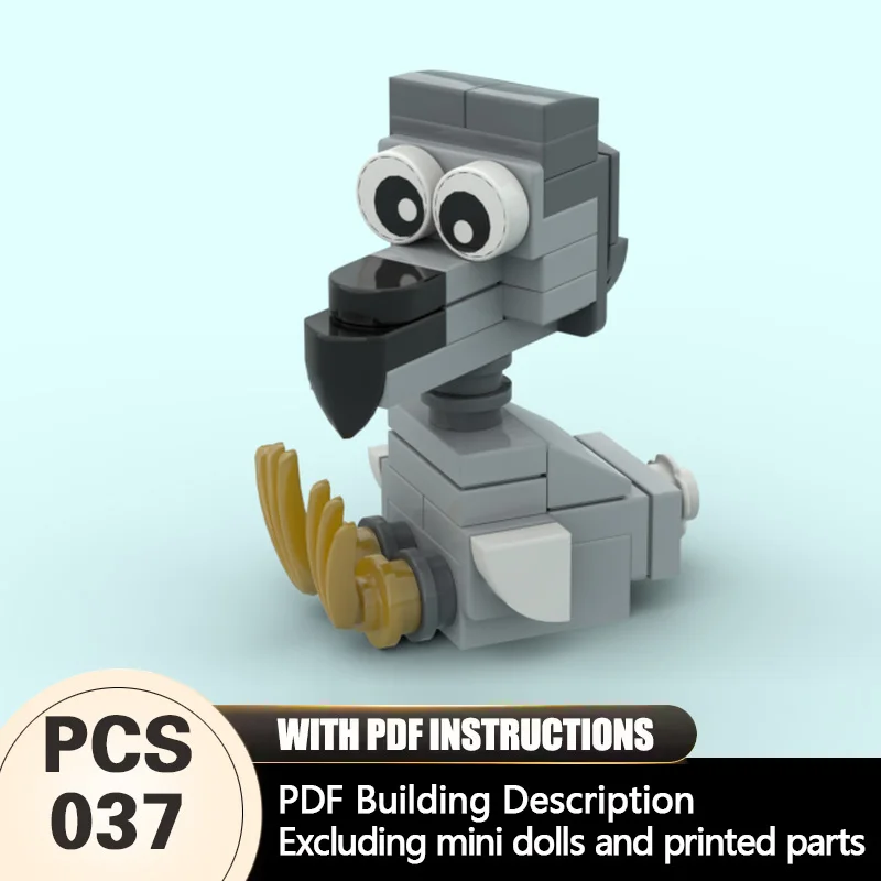Creators Animal Series Model MOC Building Bricks Funny Grey Dodo Modular Technology Gifts Holiday Assemble Children Toys Suit
Creators Animal Series Model MOC Building Bricks Funny Grey Dodo Modular Technology Gifts Holiday Assemble Children Toys Suit
