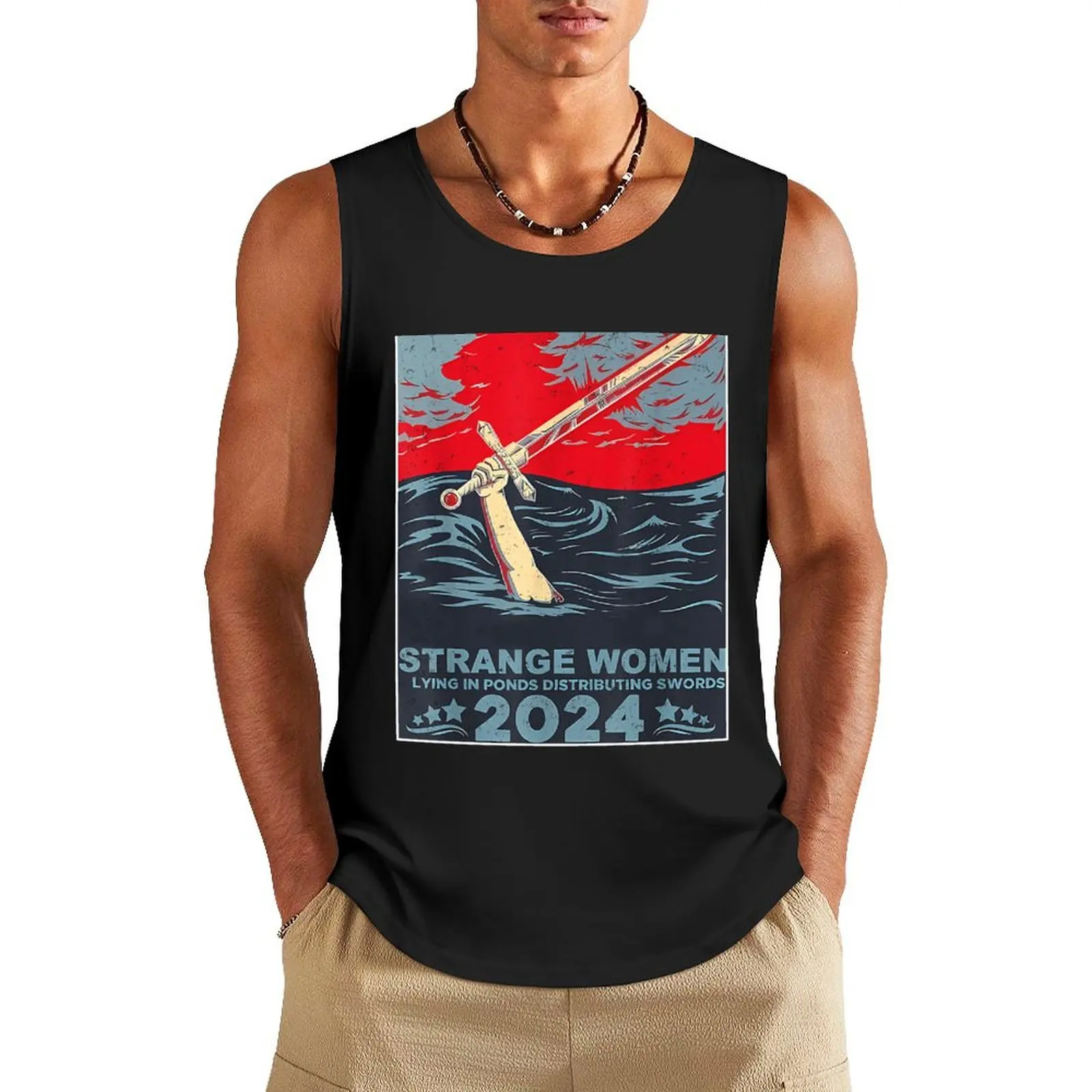 Strange Women Lying In Ponds Distributing Swords Tank Top summer clothes men 2025 Men's singlets
Strange Women Lying In Ponds Distributing Swords Tank Top summer clothes men 2025 Men's singlets