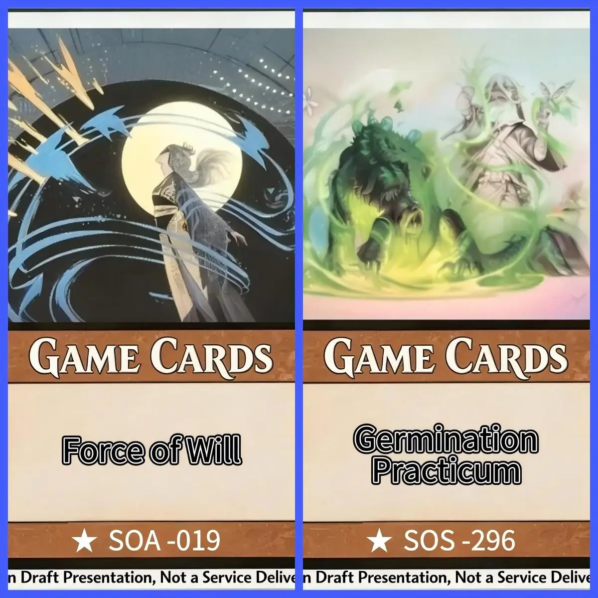 Selling Foil 40 part Emeritus of Woe Flashback Force of Will Germination Practicum SOS SOA ...best quality proxy cards
Selling Foil 40 part Emeritus of Woe Flashback Force of Will Germination Practicum SOS SOA ...best quality proxy cards