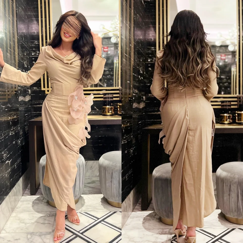 Customized Sparkle Exquisite Jersey Flower Beading Ruched Birthday A-line V-neck Bespoke Occasion Gown Midi Dresses
Customized Sparkle Exquisite Jersey Flower Beading Ruched Birthday A-line V-neck Bespoke Occasion Gown Midi Dresses