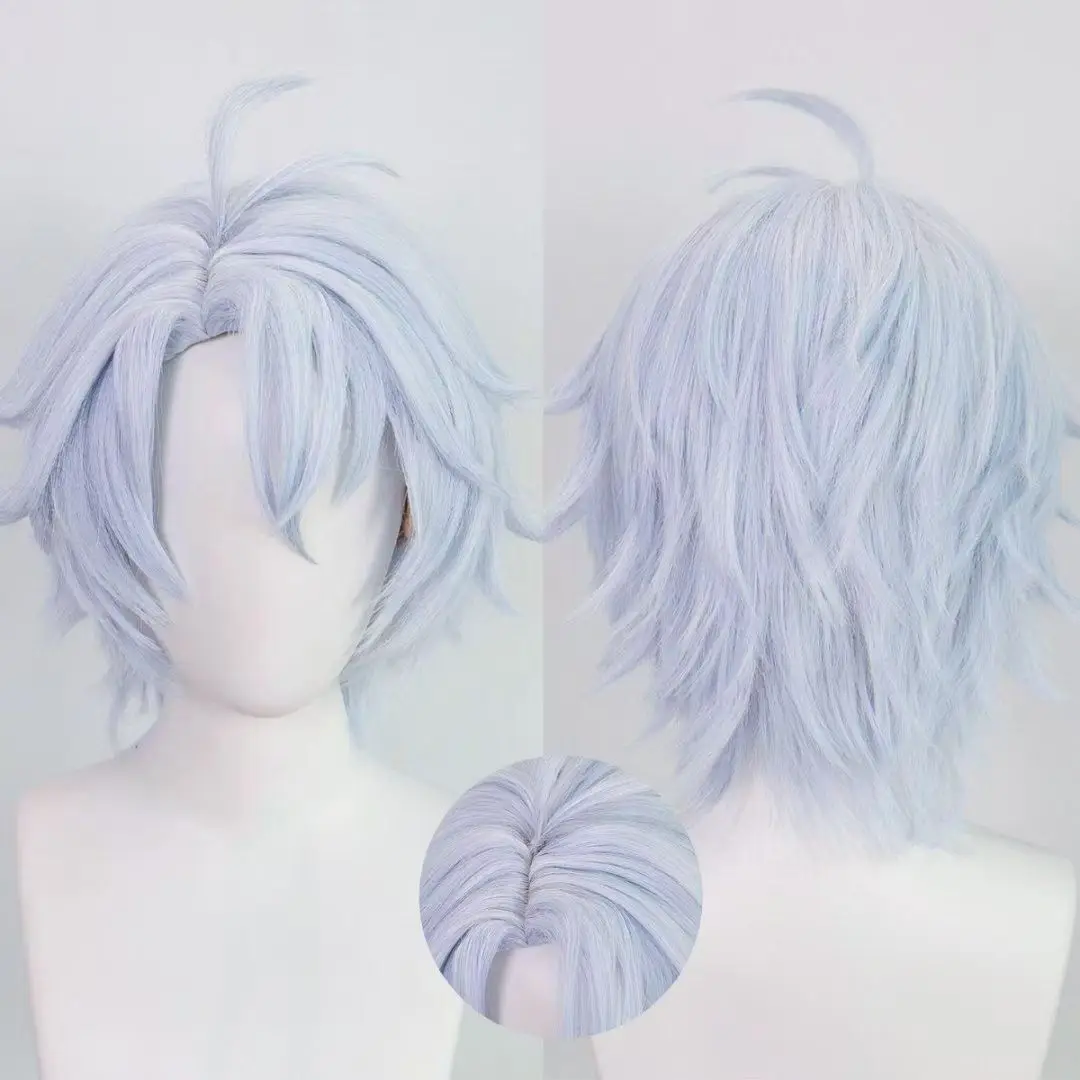 Honkai : Star Rail Bai E Cosplay Wig Pale Blue Spiky Short Hair Heat Resistant Synthetic Hair Anime Cos Wig For Halloween Party
Honkai : Star Rail Bai E Cosplay Wig Pale Blue Spiky Short Hair Heat Resistant Synthetic Hair Anime Cos Wig For Halloween Party