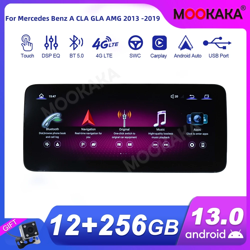 Автомагнитола для Mercedes Benz A CLA GLA AMG 2013 -2019, Android, 2Din, стереоприемник, Авторадио, мультимедийный плеер, GPS-навигация, головное устройство
Автомагнитола для Mercedes Benz A CLA GLA AMG 2013 -2019, Android, 2Din, стереоприемник, Авторадио, мультимедийный плеер, GPS-навигация, головное устройство