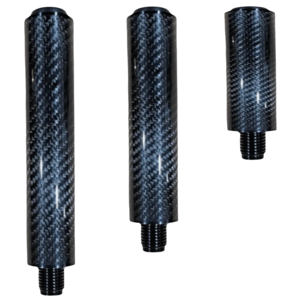 Carbon Fiber Billiard Cue Tips Lightweight 3 Length Options Pool Cue Stick Extension Glossy Black Pool Cue Tips for for CUETEC
Carbon Fiber Billiard Cue Tips Lightweight 3 Length Options Pool Cue Stick Extension Glossy Black Pool Cue Tips for for CUETEC