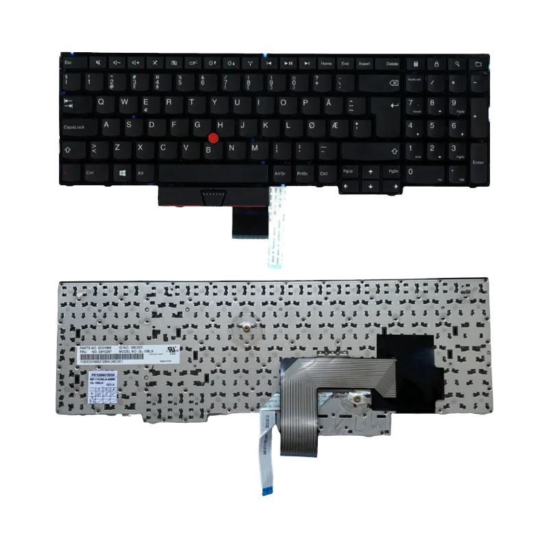 NO Norwegian Keyboard for Lenovo Thinkpad E530 E530C E535 E545 04Y0284 04Y0321
NO Norwegian Keyboard for Lenovo Thinkpad E530 E530C E535 E545 04Y0284 04Y0321