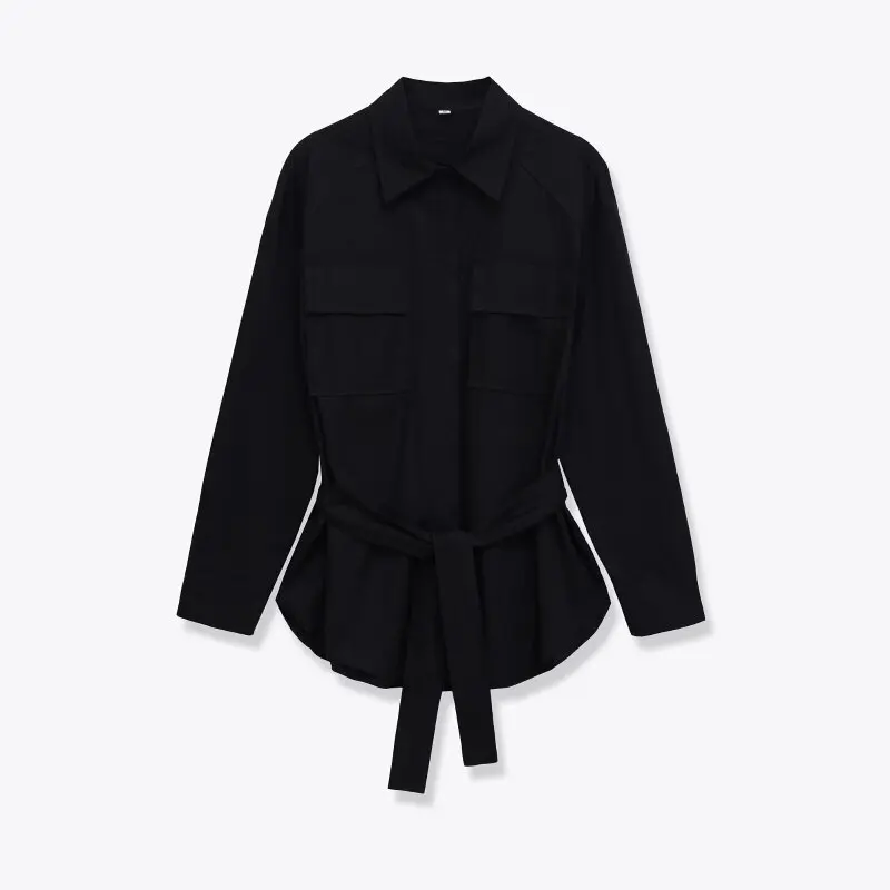 Women’s Utility Tie Front Shirt - Fashion Casual Workwear Blouse for Street Style Outfit
Women’s Utility Tie Front Shirt - Fashion Casual Workwear Blouse for Street Style Outfit