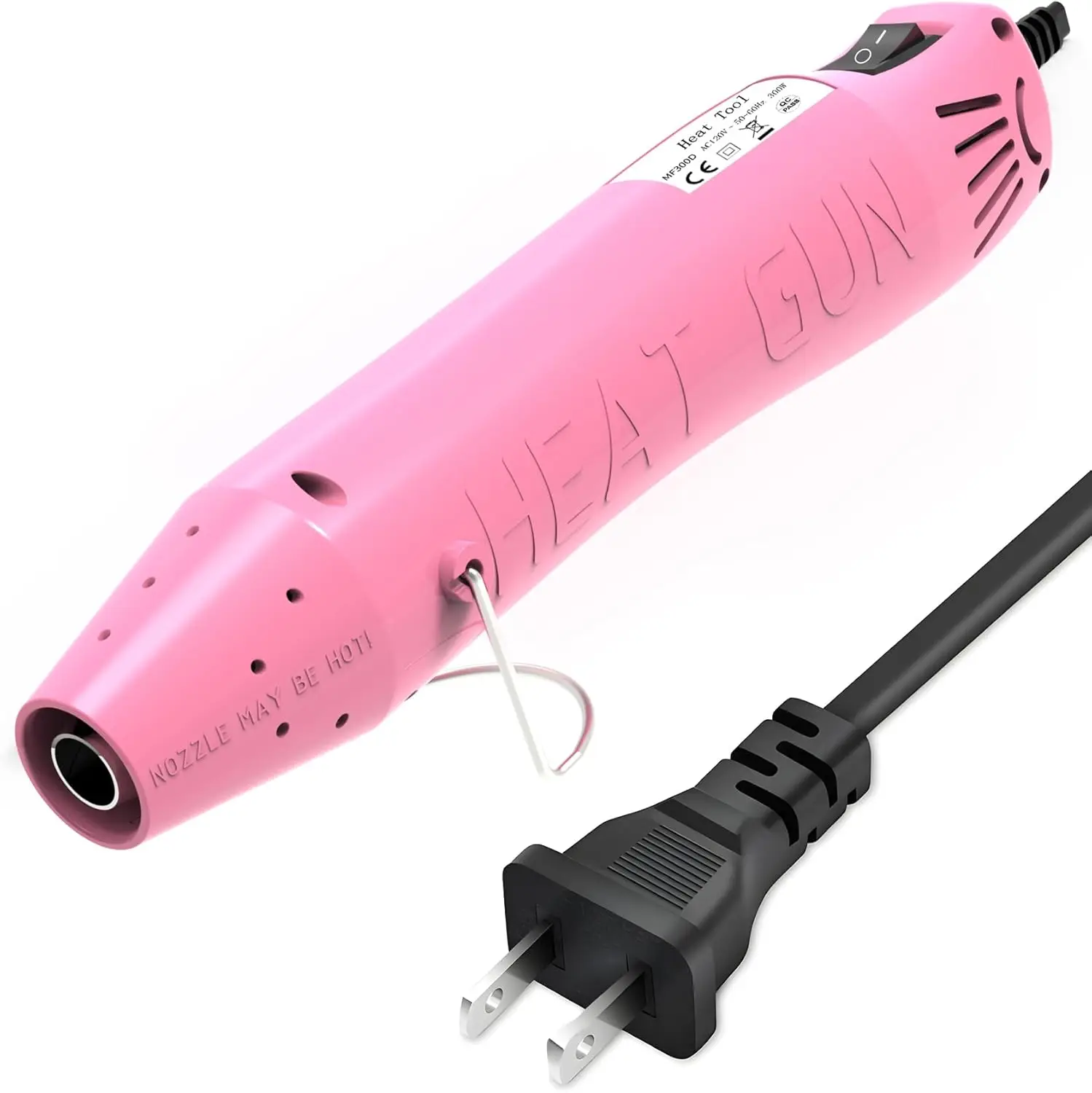 Mini Heat Gun 300W for Shrink Tubing, DIY Crafts, Drying Paint - Pink
Mini Heat Gun 300W for Shrink Tubing, DIY Crafts, Drying Paint - Pink