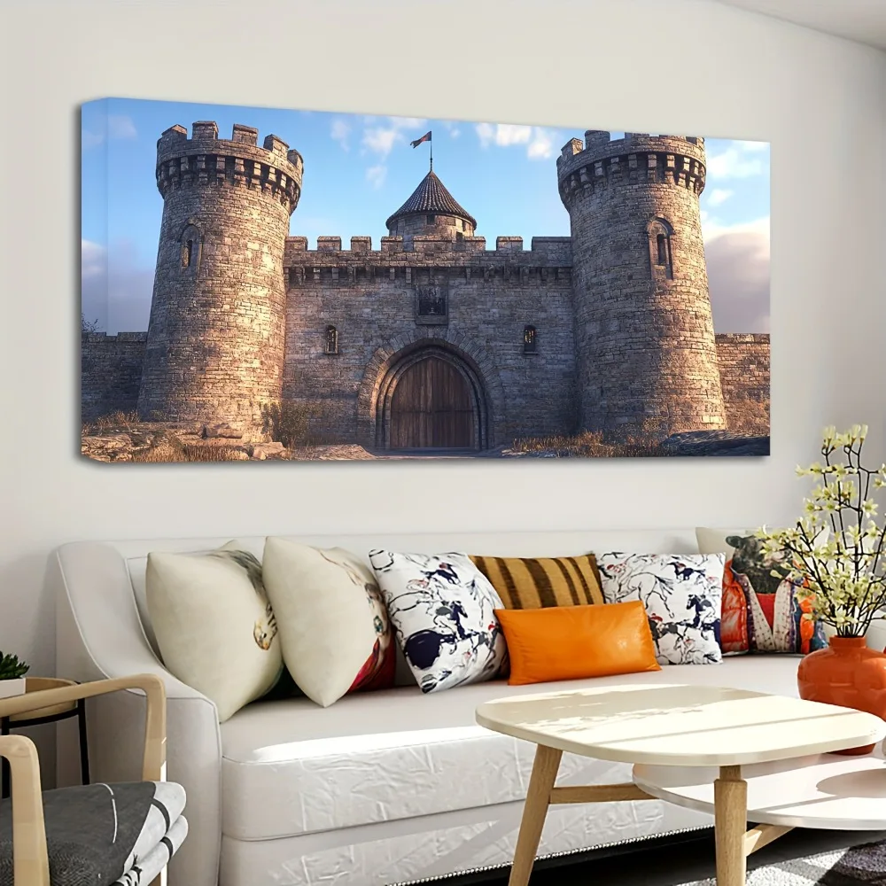 1.5 inch thick pine solid wood frame, island castle, Scottish Highlands area, canvas mural printing, home decor, European art
1.5 inch thick pine solid wood frame, island castle, Scottish Highlands area, canvas mural printing, home decor, European art