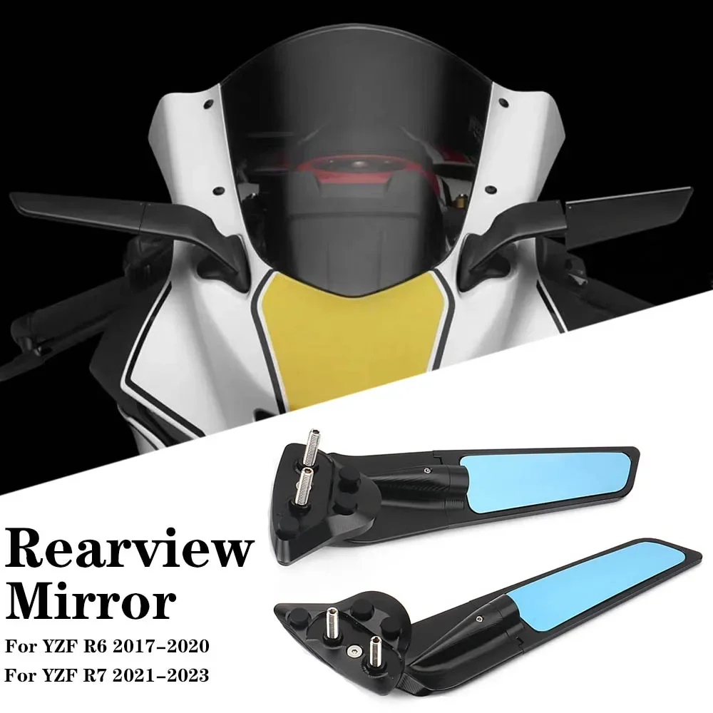For Yamaha YZF R7 2021 2022 2023 Yzf R6 2017 2018 2019 2020 New Motorcycle Mirror Wind Wing Adjustable Rotating Rearview Mirror
For Yamaha YZF R7 2021 2022 2023 Yzf R6 2017 2018 2019 2020 New Motorcycle Mirror Wind Wing Adjustable Rotating Rearview Mirror