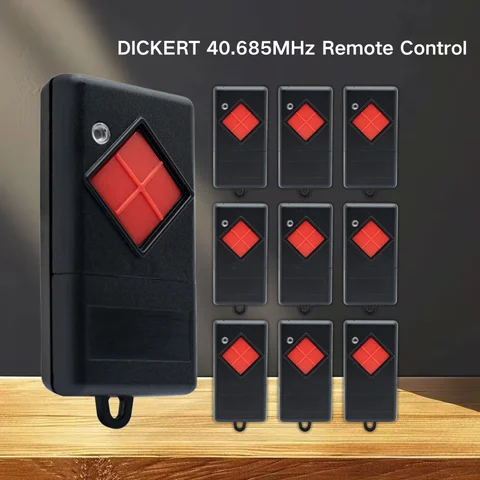 1-10PCS DICKERT 40 MHz Controle Remoto 40.685MHz MAHS40-01MAHS40-04 Abridor de porta de garagem