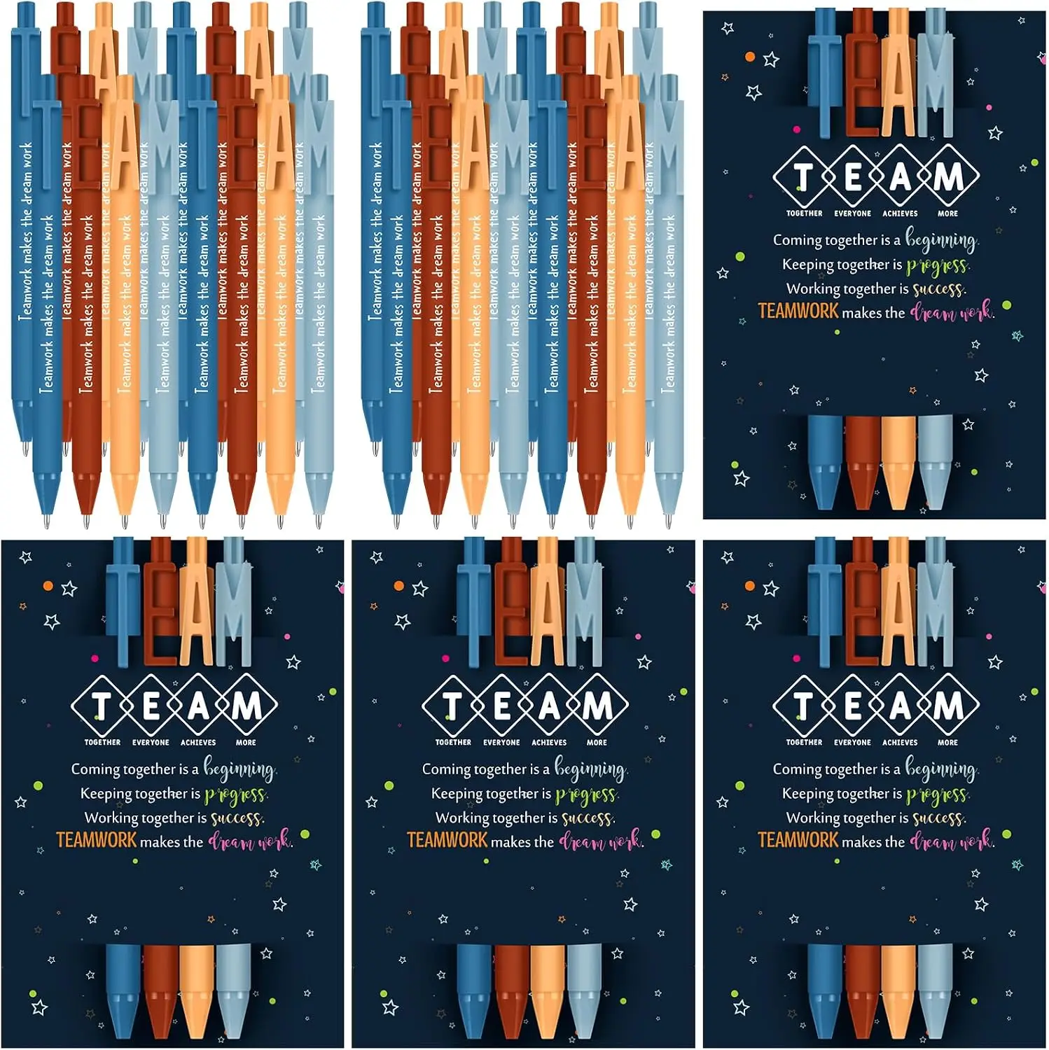 Sayglossy 20 Pcs Team Appreciation Gifts Bulk for Coworker Employee Team Ballpoint Pens with Together Cards Bag for Employee Appreciation Graduation Birthday Staff Office Supplies
Sayglossy 20 Pcs Team Appreciation Gifts Bulk for Coworker Employee Team Ballpoint Pens with Together Cards Bag for Employee Appreciation Graduation Birthday Staff Office Supplies
