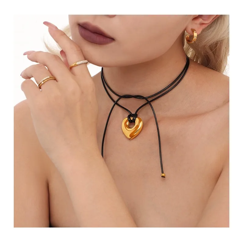 Seattle Stainless Steel Love Wax Rope Long Sweater Chain Pulling Adjustable Solid Pendant Real Gold Jewelry
Seattle Stainless Steel Love Wax Rope Long Sweater Chain Pulling Adjustable Solid Pendant Real Gold Jewelry