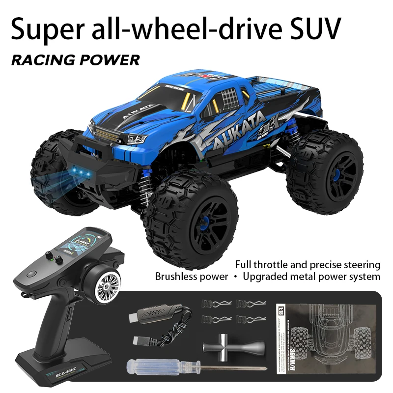 Rc Car 1/14 Brushless High-Speed Off-Road Remote Control Drift Racing Car 4Wd All Terrain Lighting Climbing Crawler Model Boy
Rc Car 1/14 Brushless High-Speed Off-Road Remote Control Drift Racing Car 4Wd All Terrain Lighting Climbing Crawler Model Boy