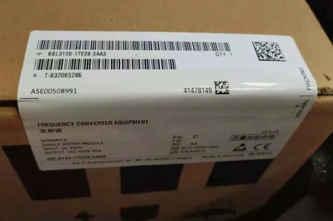 Brand New 6SL3120-1TE28-5AA3 Fast delivery
Brand New 6SL3120-1TE28-5AA3 Fast delivery