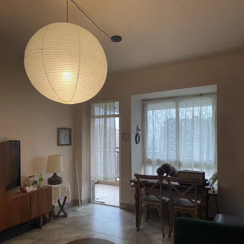 2025 Nordic Wabi Sabi Wind Round Rice Paper Led Pendant Lights Living Dining Room Bedroom Loft Restaurant Bar Home Decor Chandel
2025 Nordic Wabi Sabi Wind Round Rice Paper Led Pendant Lights Living Dining Room Bedroom Loft Restaurant Bar Home Decor Chandel