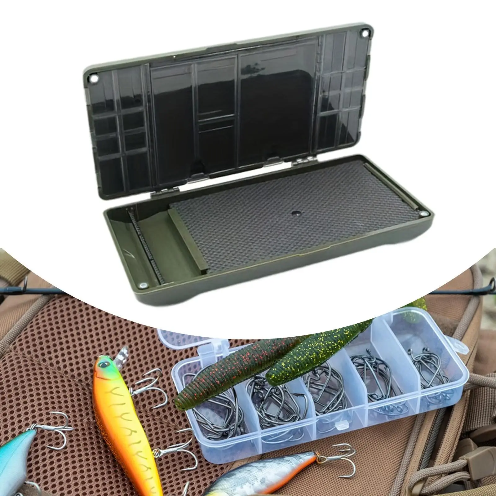 Прочный ящик для рыболовных снастей, надежный органайзер для приманок, водонепроницаемый контейнер из ПВХ для рыболовных принадлежностей
Прочный ящик для рыболовных снастей, надежный органайзер для приманок, водонепроницаемый контейнер из ПВХ для рыболовных принадлежностей