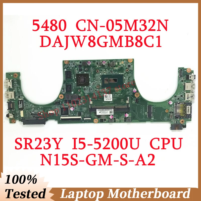 Для DELL 5480 CN-05M32N 05M32N 5M32N с процессором SR23Y I5-5200U, материнская плата для ноутбука DAJW8GMB8C1, 100% полностью работает
Для DELL 5480 CN-05M32N 05M32N 5M32N с процессором SR23Y I5-5200U, материнская плата для ноутбука DAJW8GMB8C1, 100% полностью работает