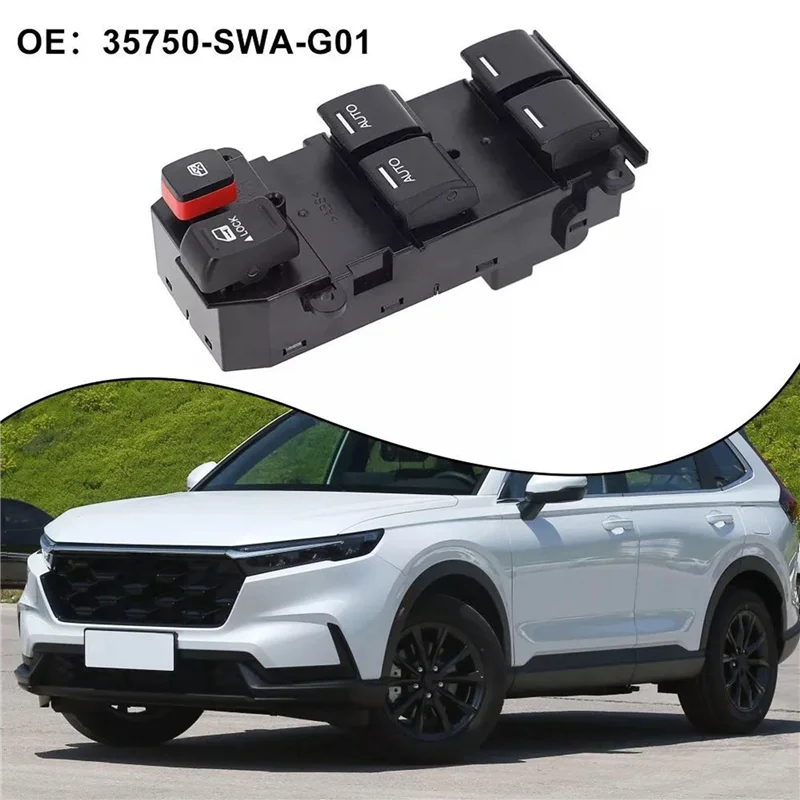 A04E-3X 35750-SWA-G01 Автомобильные аксессуары для Honda CRV 2008-2011, левый передний электрический переключатель управления стеклоподъемником, регулятор LHD
A04E-3X 35750-SWA-G01 Автомобильные аксессуары для Honda CRV 2008-2011, левый передний электрический переключатель управления стеклоподъемником, регулятор LHD