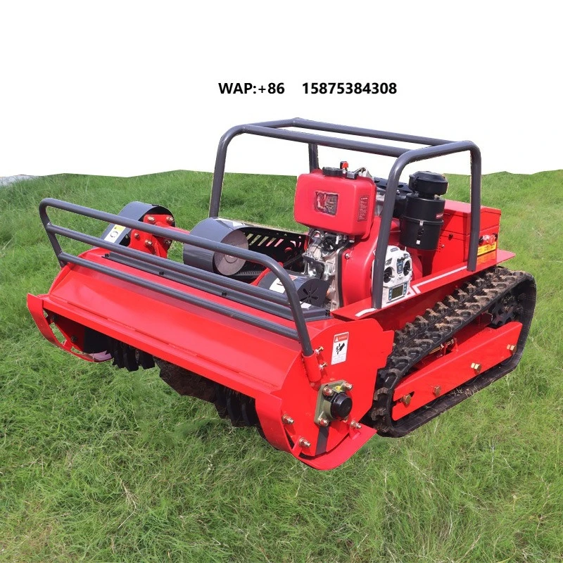 Remote Control Lawn Mower Heavy Duty Powered Track Type Forestry Brush Cutter Strong Climbing Ability Outdoor Use
Remote Control Lawn Mower Heavy Duty Powered Track Type Forestry Brush Cutter Strong Climbing Ability Outdoor Use