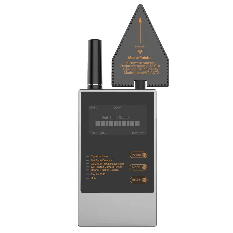 Wireless Scanner Gps Tracker Detector Traveling Hotel Protection anti detector wt10
Wireless Scanner Gps Tracker Detector Traveling Hotel Protection anti detector wt10