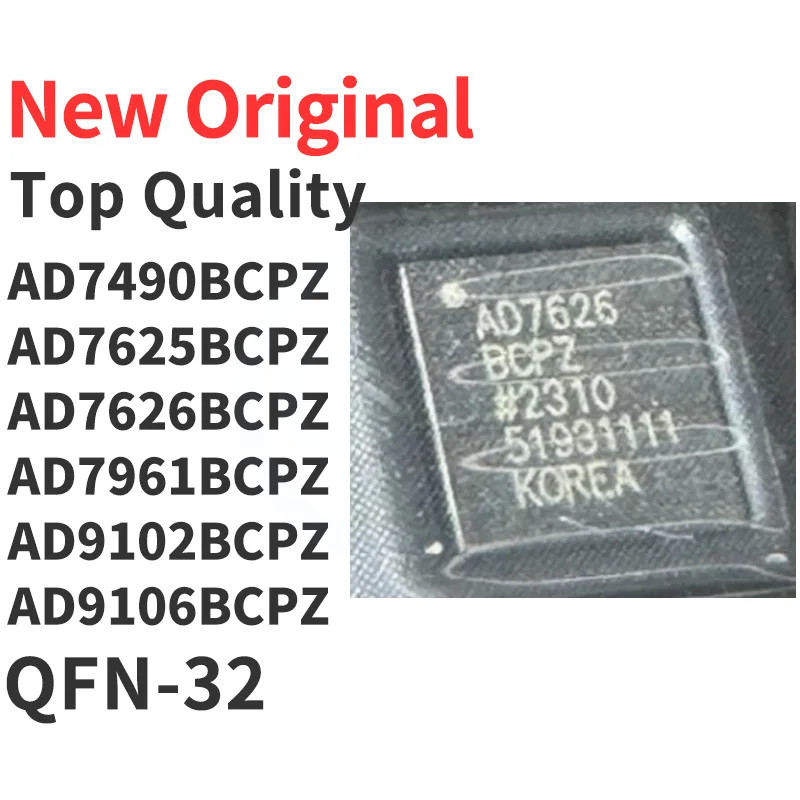 (1 шт.) AD7490BCPZ AD7625BCPZ AD7626BCPZ AD7961BCPZ AD9102BCPZ AD9106BCPZ LFCSP-32 новый оригинальный
(1 шт.) AD7490BCPZ AD7625BCPZ AD7626BCPZ AD7961BCPZ AD9102BCPZ AD9106BCPZ LFCSP-32 новый оригинальный