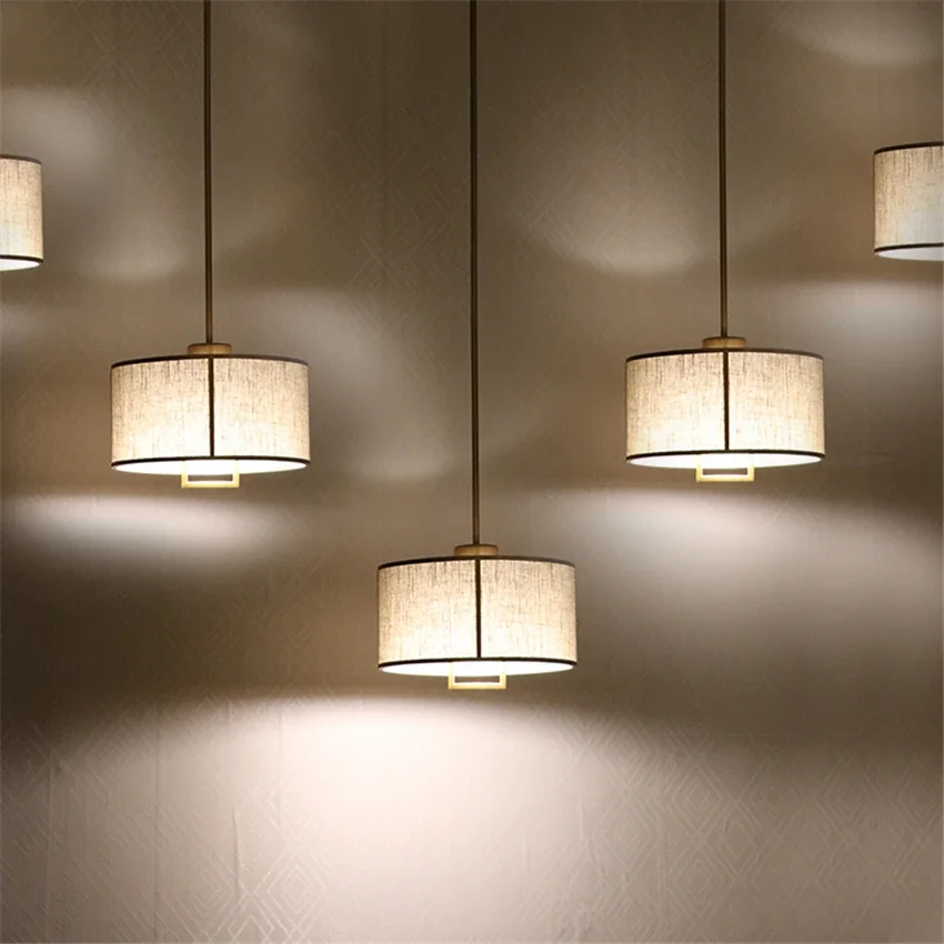 New Chinese-style Round Cloth Shade Pendant Lights Bedroom Bedside Wind Restaurant Corridor Living Room Pendant Lamps Fixtures
New Chinese-style Round Cloth Shade Pendant Lights Bedroom Bedside Wind Restaurant Corridor Living Room Pendant Lamps Fixtures